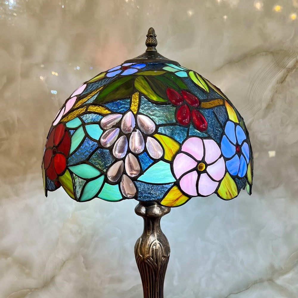 楽天市場】【期間限定pt3倍】 ステンドグラス ランプ 卓上 led