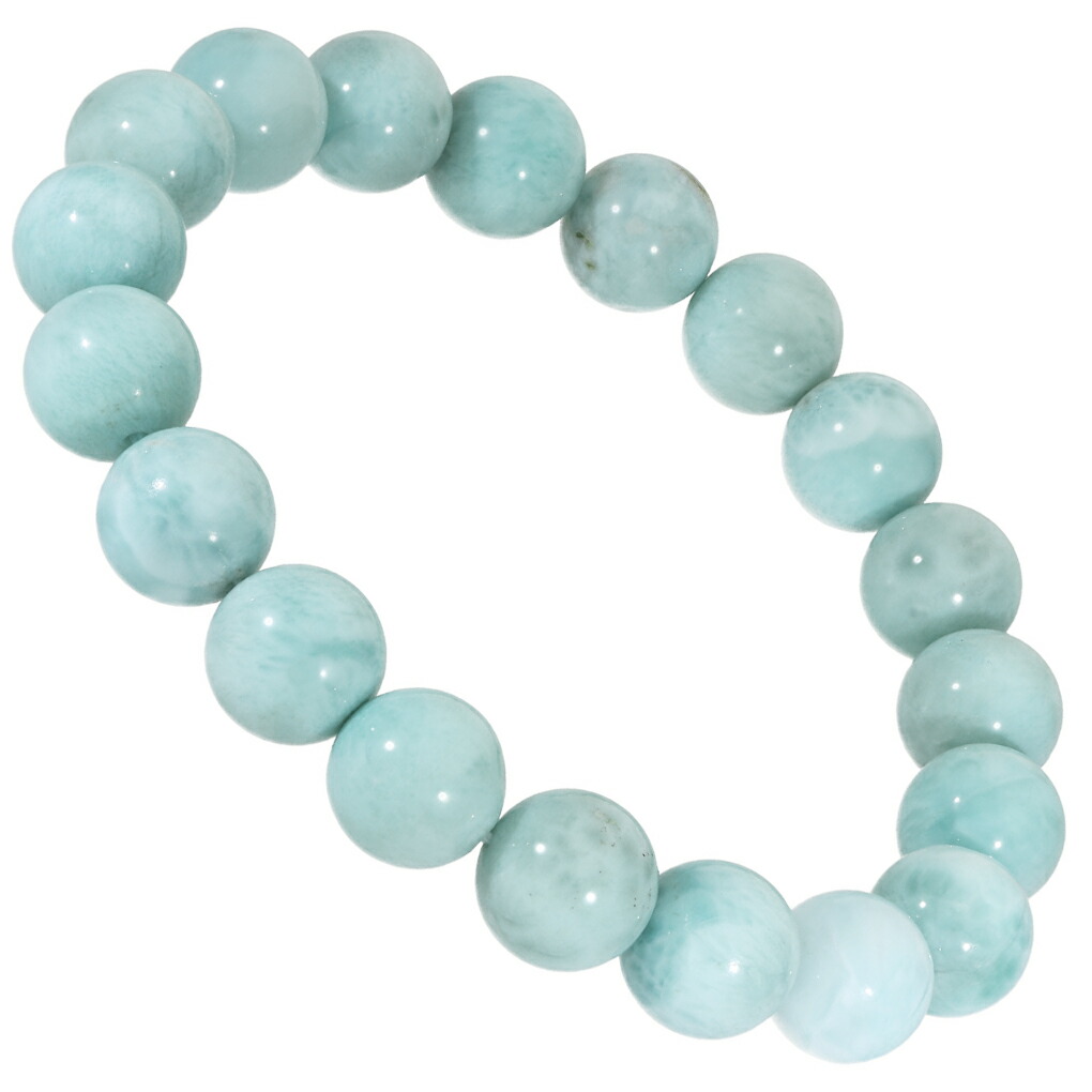 楽天市場】ラリマー ブレスレット 9.5mm 16.5cm レディース S サイズ