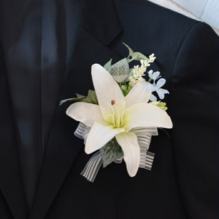 楽天市場】ウェディングブーケ 花束 ブーケ 完成品 ユリ カサブランカ