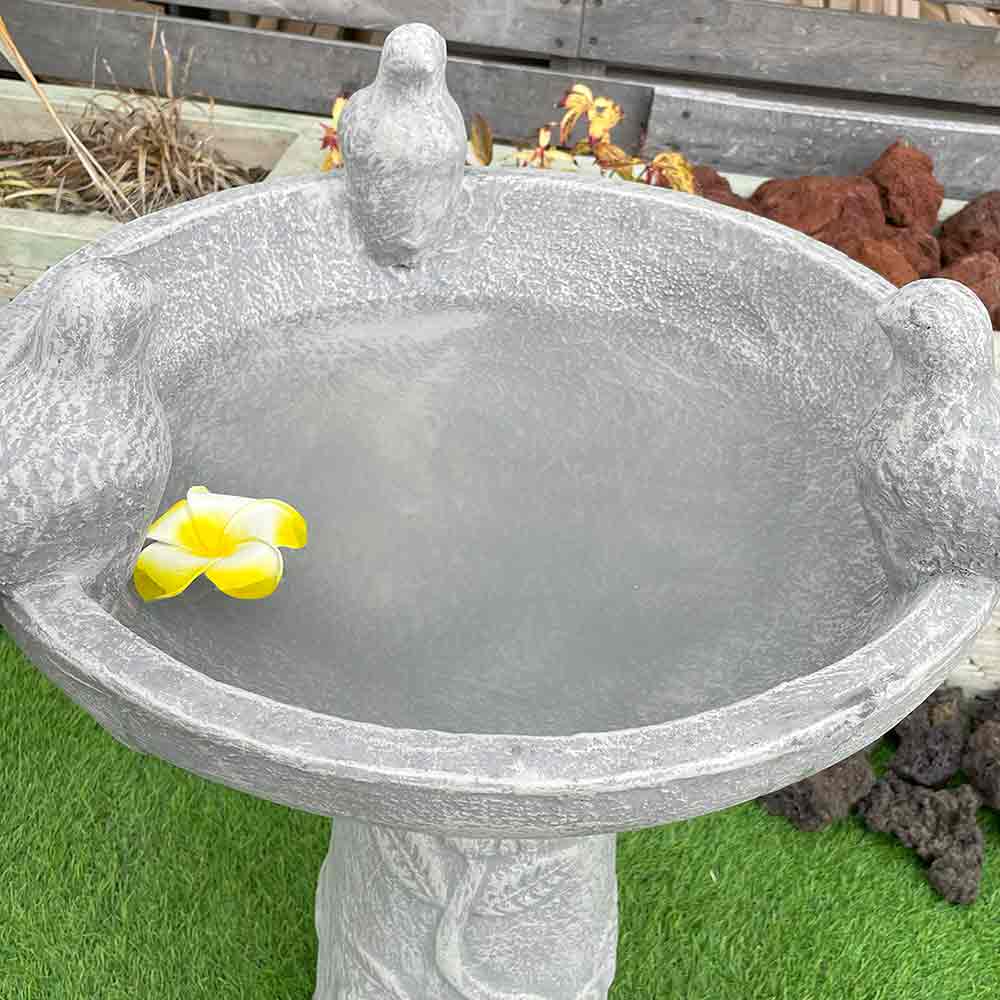 楽天市場】【ポイントUP アジアン バリ】 バードバス 小鳥 ガーデン