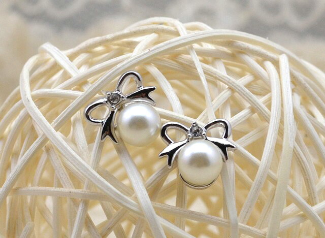 楽天市場】ピアス レディース 1ペア(2個) 淡水真珠 パール K18 18金GP