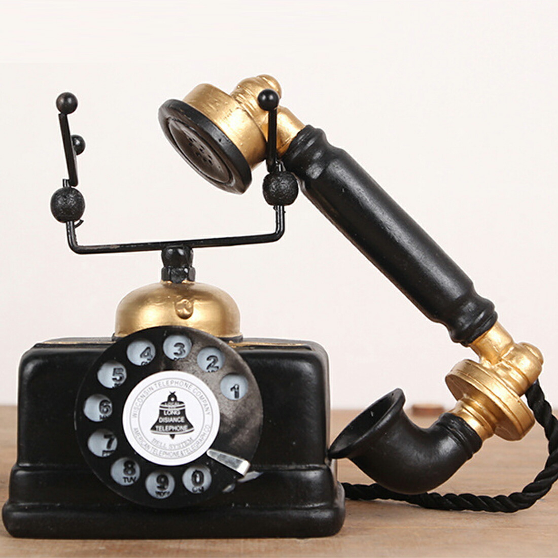 ティファニー 置物 インテリア 黒電話 楽天市場】レトロ 電話機