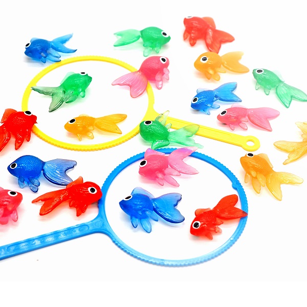 楽天市場】TPRカラフル金魚 約100個セット【きんぎょ 縁日すくい 縁日