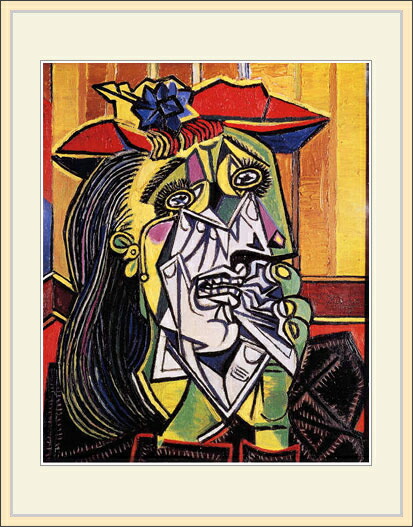 楽天市場】ピカソ・「泣く女」 : グーピルギャラリー