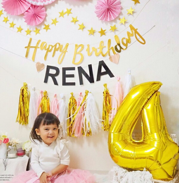 楽天市場】お名前 ガーランド アルファベット 誕生日 名入れ