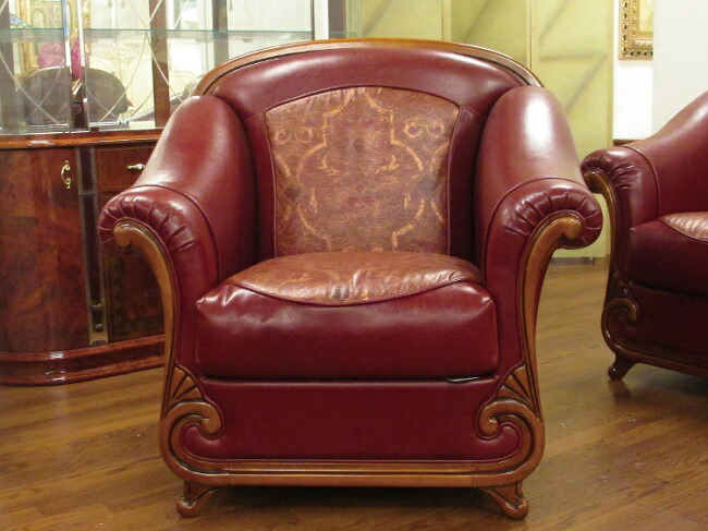 楽天市場】ソファ 応接 セット 3 点 本革張り イタリア製 BM Style