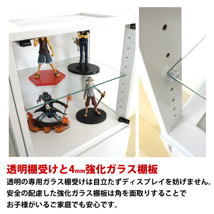 楽天市場】コレクション キューブボックス ガラス扉 側面・天板・地板