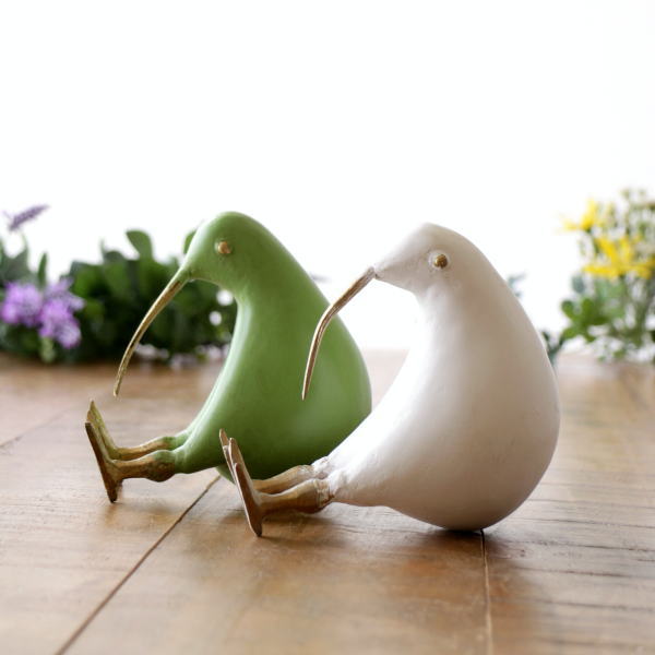 楽天市場】キウイ 鳥 木彫り置物 オブジェ おしゃれ 置物 小物 雑貨