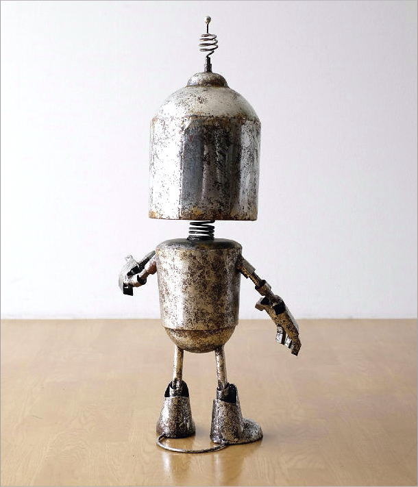 楽天市場】ロボット アイアン アイアンロボット 置物 オブジェ