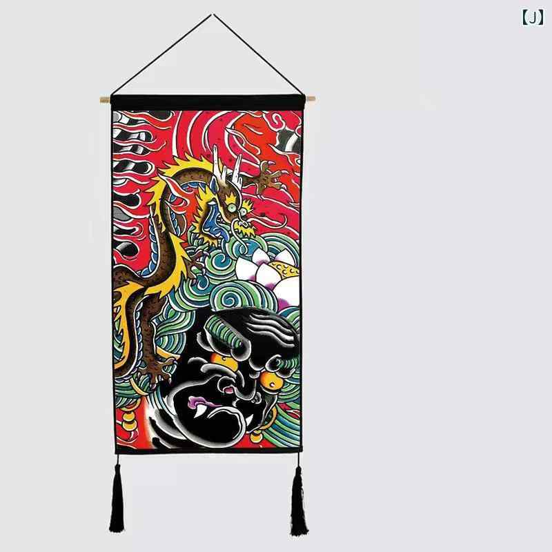 楽天市場】掛け軸 タペストリー 布 掛け絵 壁掛け 壁面展示 店舗装飾