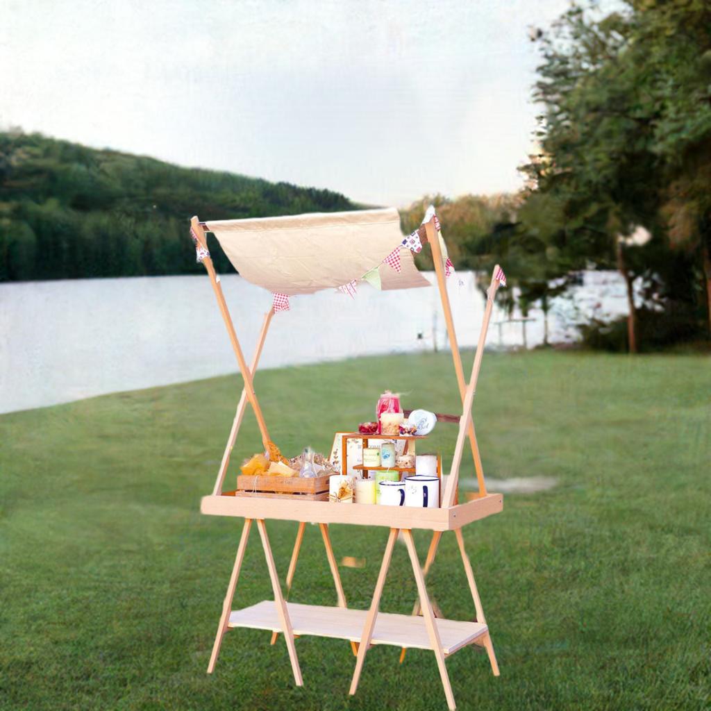 楽天市場】帆布テント屋根付き テイクアウトワゴン マルシェ 出店 屋台