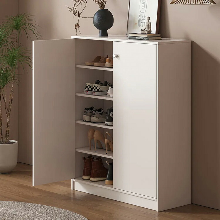 楽天市場】シューズボックス 実木 靴箱 下駄箱 扉付 収納家具 収納