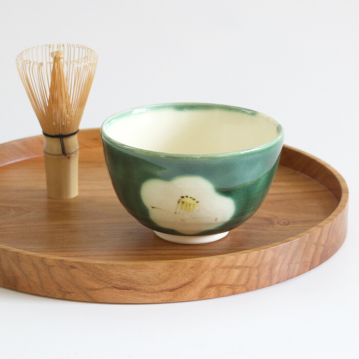 楽天市場】茶道具 抹茶茶碗 清水焼 織部椿 西川貞三郎商店 京焼 お茶碗