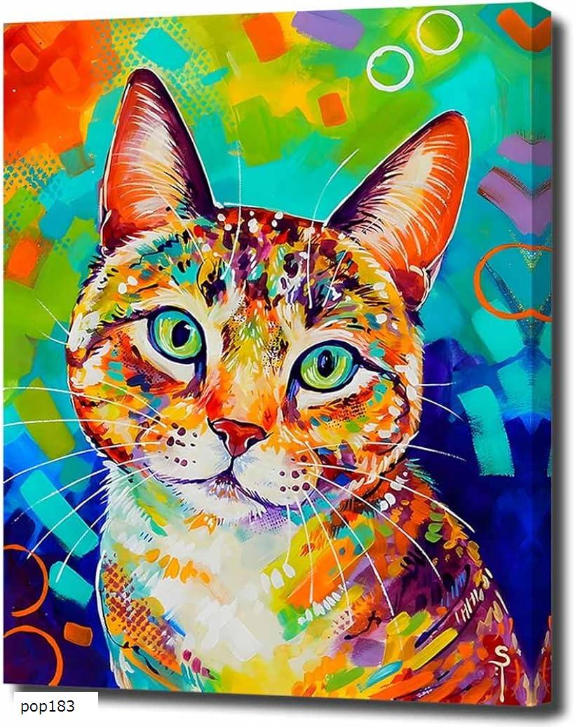 楽天市場】アートパネル 猫 動物 W50cm H70cm アートフレーム 絵画