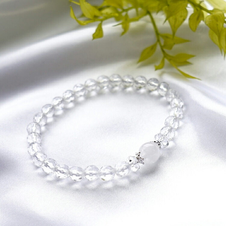 楽天市場】アゼツライト 水晶 ブレスレット パワーストーン 天然石