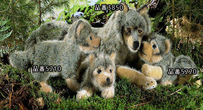 楽天市場】ケーセン ぬいぐるみ Kosen オオカミの子（伏せ）ソフト