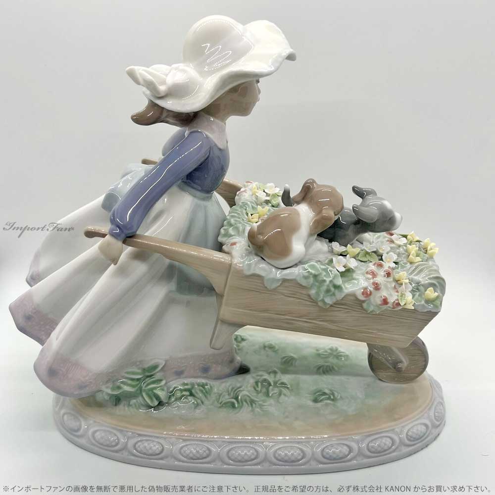 楽天市場】リヤドロ 乗せてあげる 少女 子犬 01005460 LLADRO ギフト
