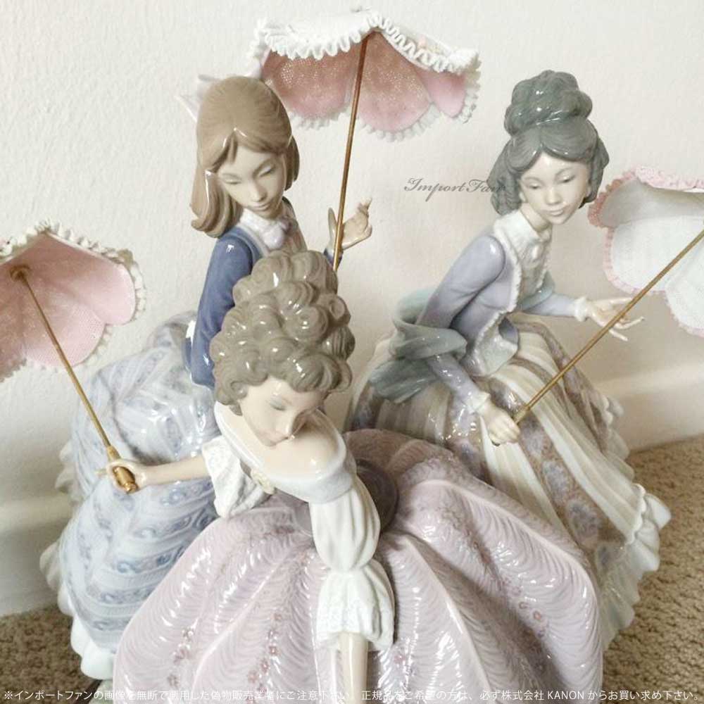 楽天市場】リヤドロ 三姉妹 ロココ様式 世界限定制作数3000体 置物