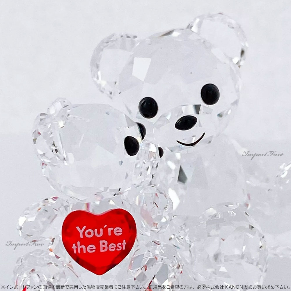 楽天市場】スワロフスキー クリスベア 親子 あなたは最高 ペア