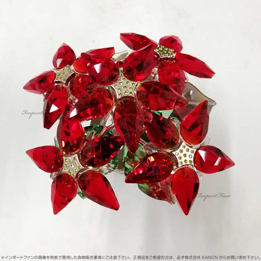 楽天市場】スワロフスキー ポインセチア ラージサイズ 置物 1139997