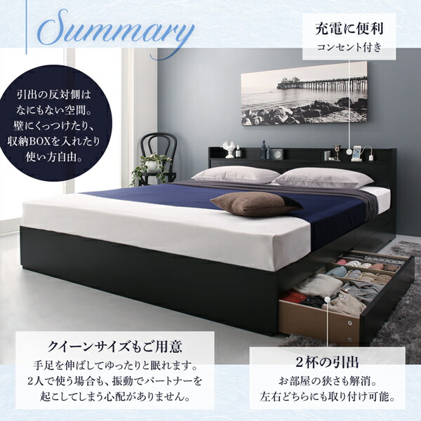 楽天市場】【20日20時～☆P5倍&最大1500円クーポン】ベッド クイーン