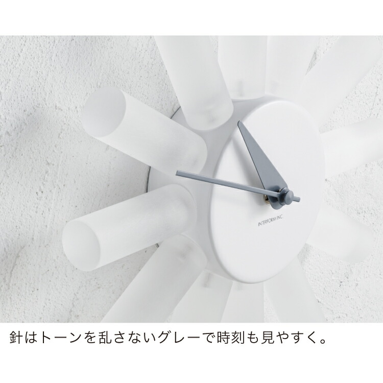 楽天市場】【インターフォルム公式】 掛け時計 ヴィティ Viti | 壁掛け