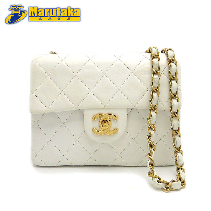 楽天市場】シャネル CHANEL ミニマトラッセ ラムスキン ココマーク