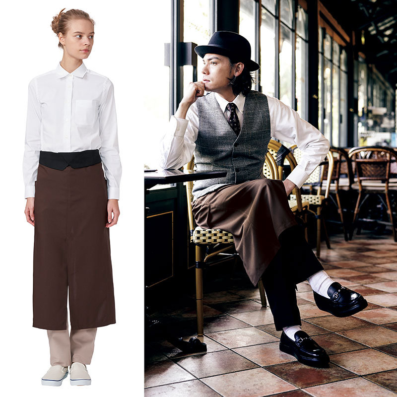 楽天市場】飲食店ユニフォーム ソムリエエプロン [男女兼用] FK7178 全