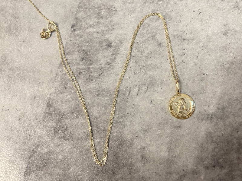 楽天市場】LA直輸入14K カリフォルニアゴールド エンジェル コイン