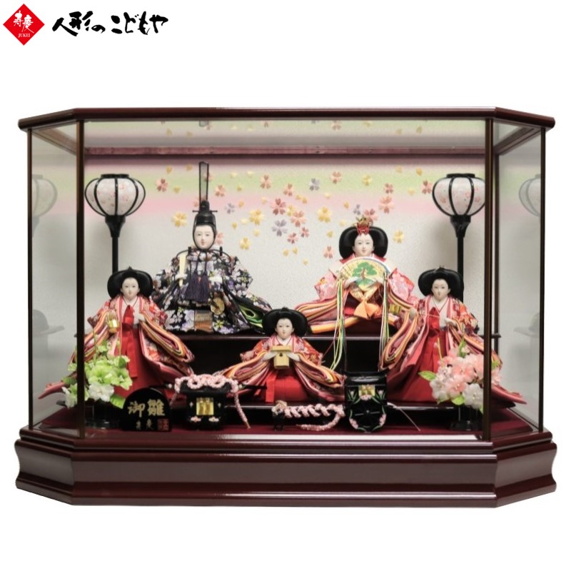 1万 寿人形 ケース付き〔雛人形〕