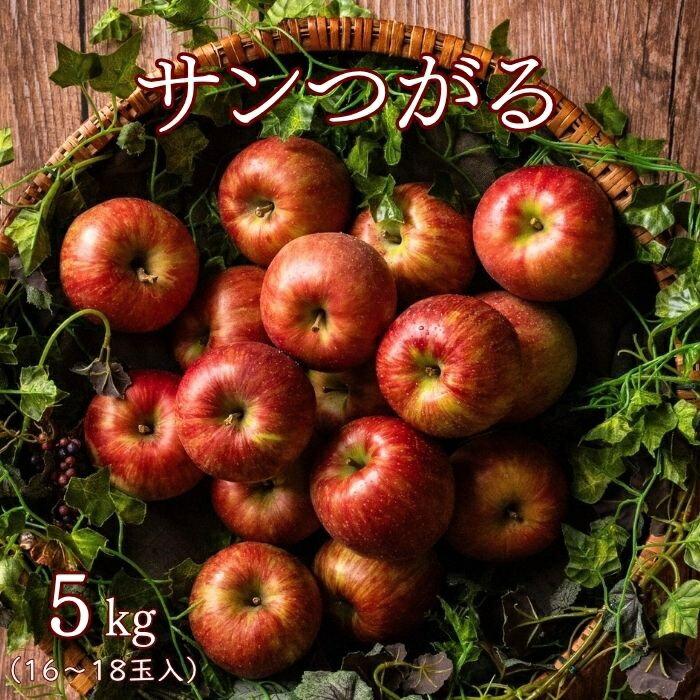 楽天市場】りんご サンつがる 約5kg(16〜18玉)R343 ※8月下旬〜発送