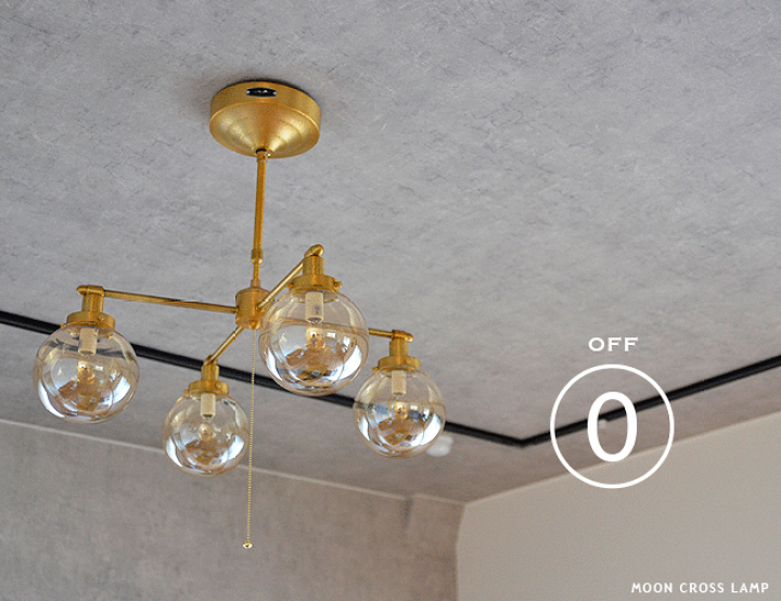 楽天市場】シーリングライト 4灯 [MOON CROSS LAMP：ムーン クロス