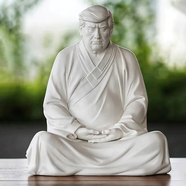 楽天市場】ドナルドトランプ仏像 トランプ置物 トランプ仏像ミニ