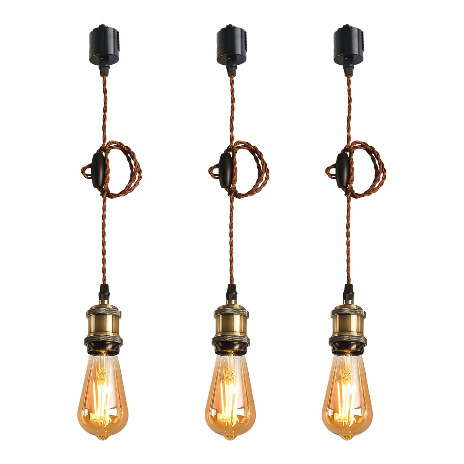 楽天市場】ペンダントライト E26口金 LED電球付き エジソン電球 電球