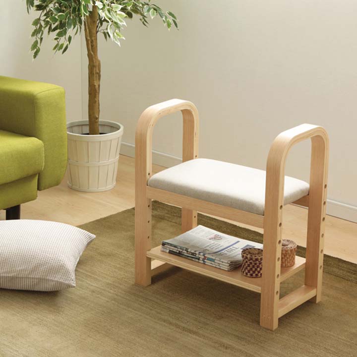 楽天市場】玄関イス おしゃれ サポートチェア 椅子 いす スツール 木製