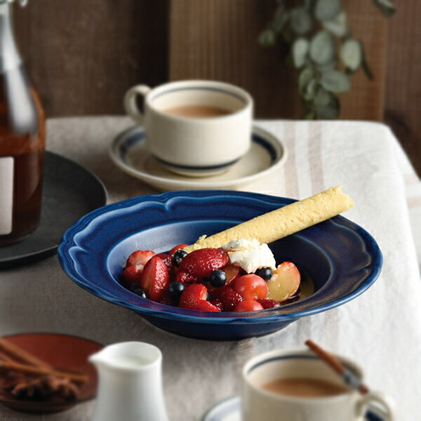 楽天市場】4色から選べます スープ皿 24cm 400cc クリスタ UFO型 リム