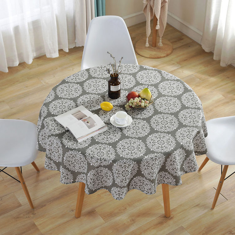 楽天市場】直径150cm テーブルクロス 円形 北欧風 テーブルカバー 丸形