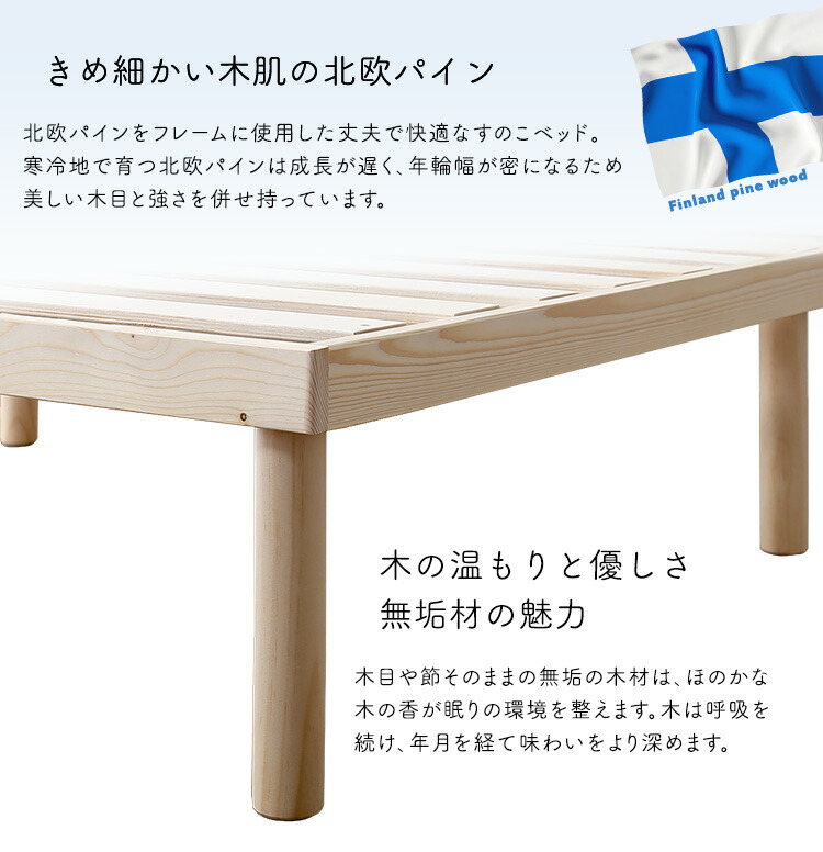 楽天市場】【P7倍!22日20:00〜25:59】 すのこベッド Twily シングル 3