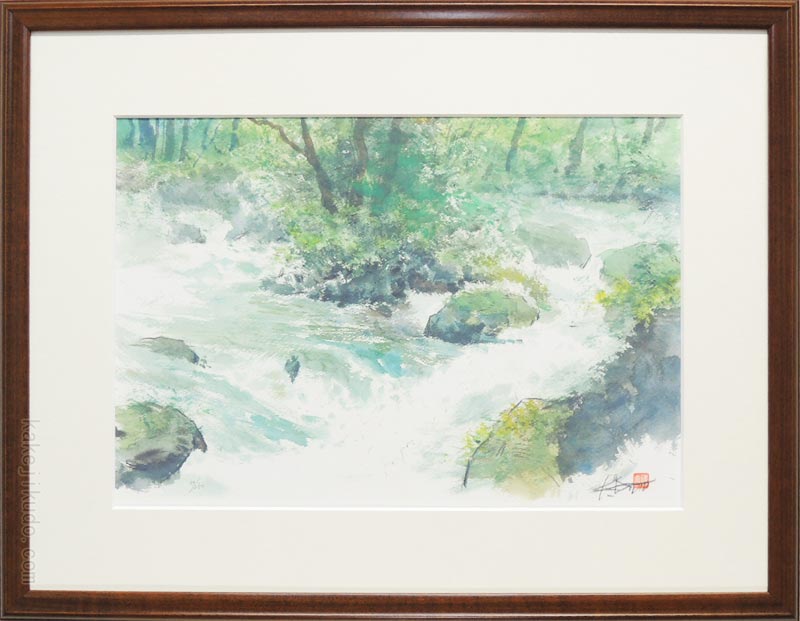 楽天市場】絵画 奥入瀬 （後藤勝美） 送料無料 【海・山】ジクレー版画