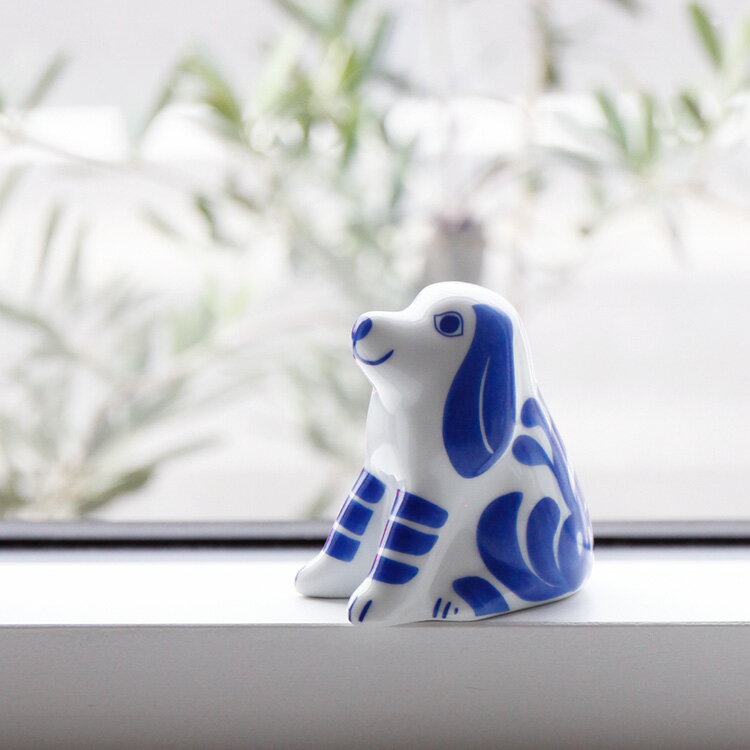 楽天市場】LisaLarson リサ・ラーソン 磁器 とりをみるいぬ【Lisa