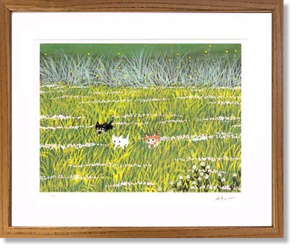 楽天市場】渡辺あきお・野原の冒険（絵画・版画） : 絵画生活