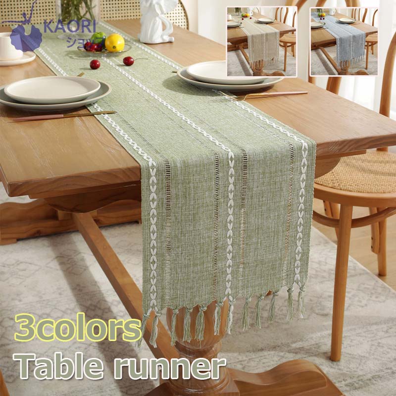 楽天市場】テーブルランナー10サイズ 無地 リバーシブル 食卓ランナー