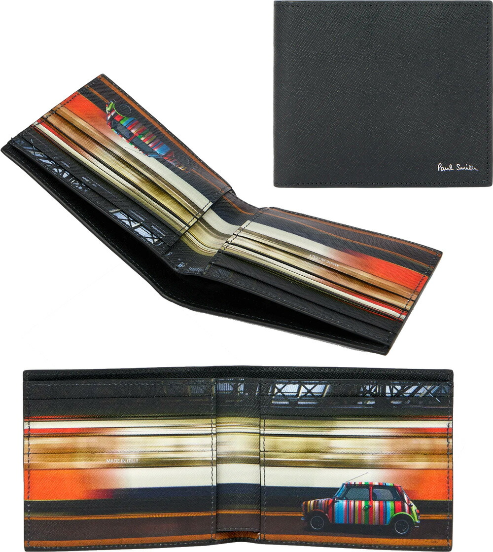 楽天市場】Paul Smith ポールスミスメンズ 小銭入れ付き 無し 二つ折り