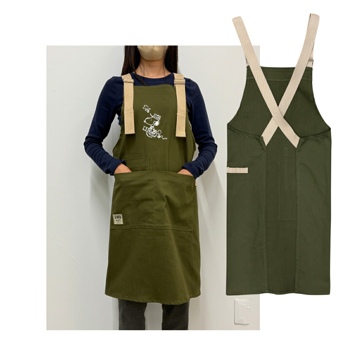 楽天市場】【当日発送可】WSP エプロン スヌーピー キャラクター