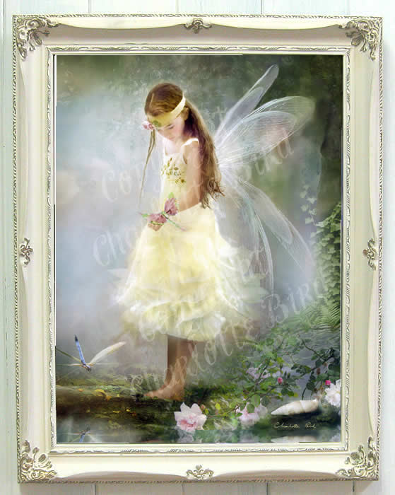 楽天市場】天使 妖精 絵画 サマーフェアリー ヴィンテージ フレーム