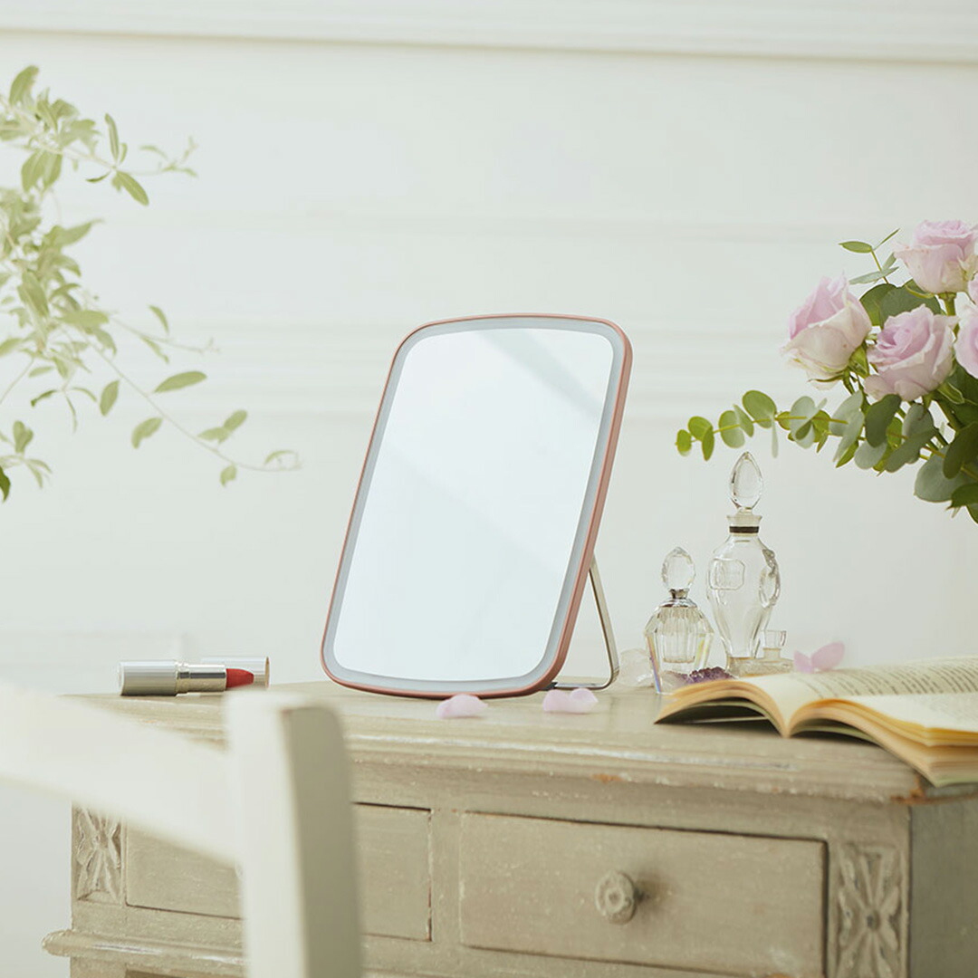 楽天市場】【KEYUCA公式店】ケユカ 拡大鏡付 LED スタンドミラー[鏡