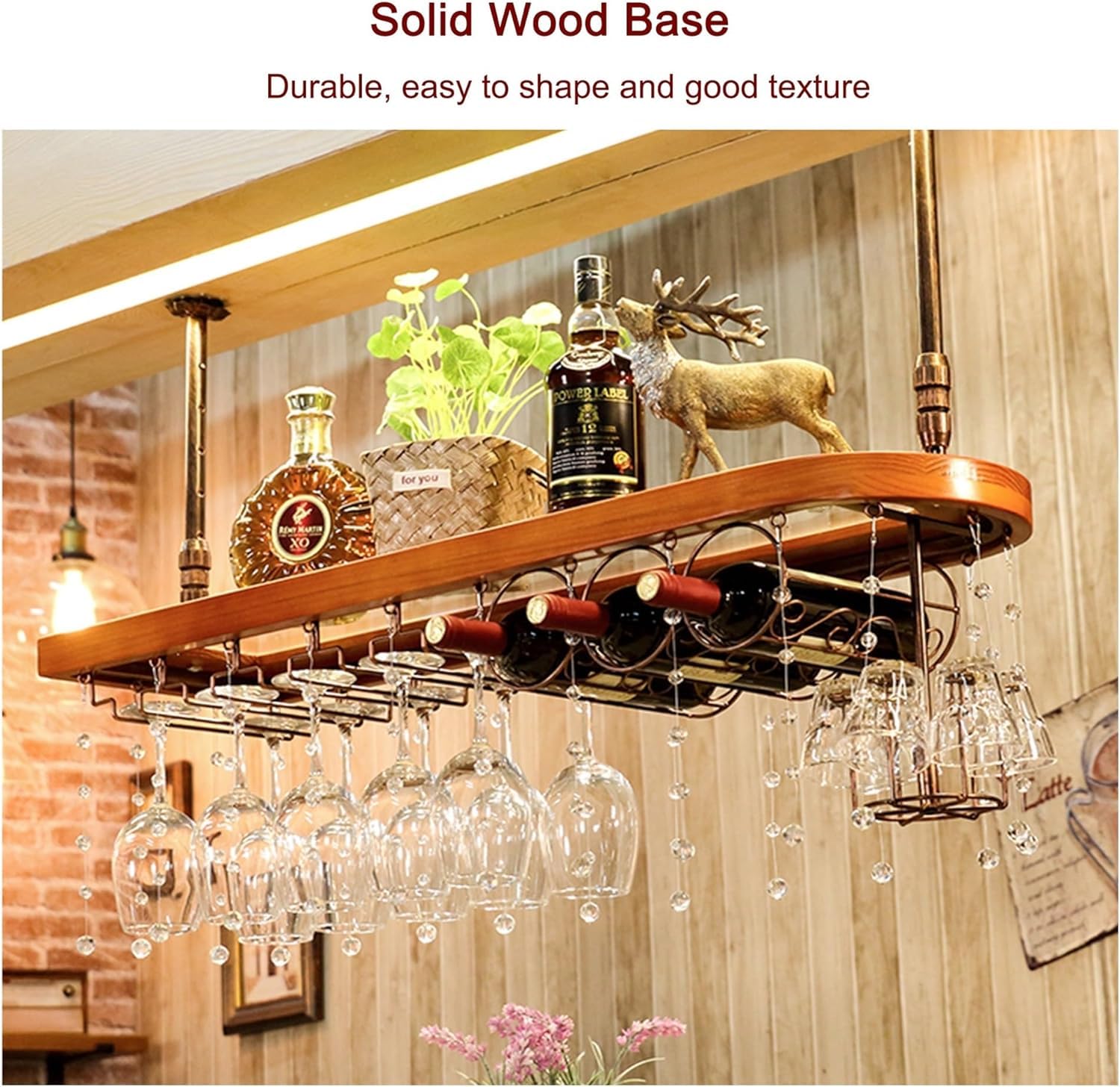 楽天市場】ワイングラスホルダー 酒棚 ディスプレイ グラスホルダー