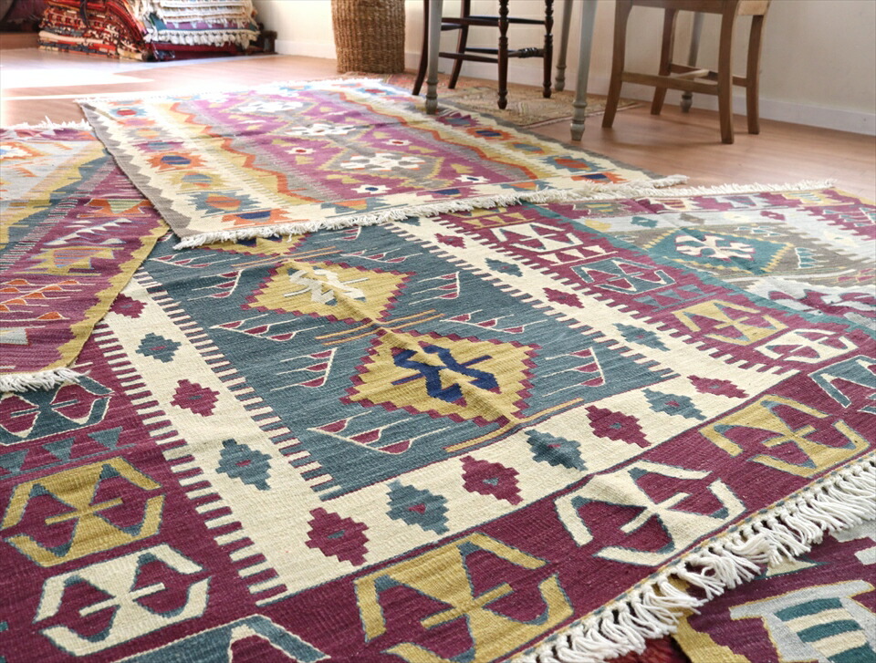 楽天市場】【15%OFFクーポン対象】トルコキリム ウシャク産 176×115cm