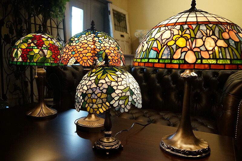 楽天市場】ステンドグラス ランプ 葡萄柄 ブドウ 限定品 シリアル