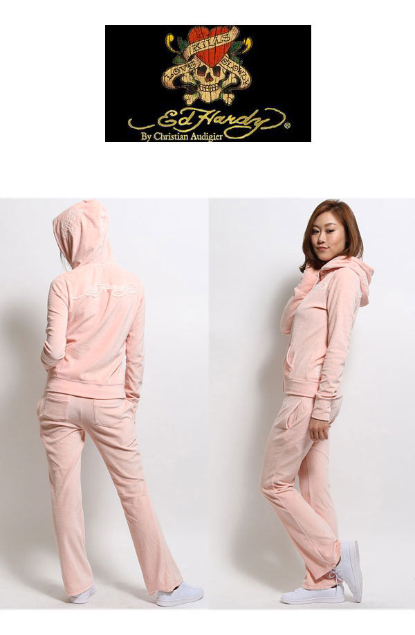 楽天市場】ed hardy エドハーディー ベロア セットアップ レディース